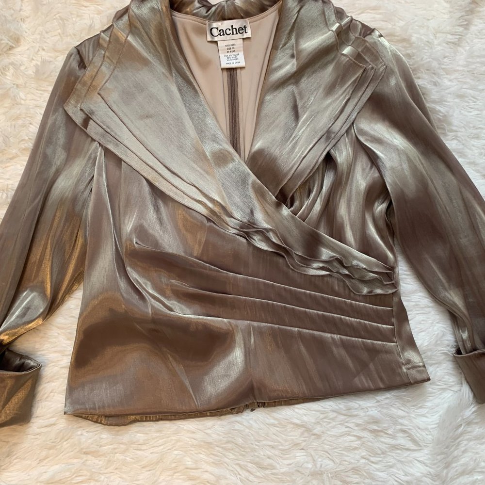 Cachet Cocktail Blouse Size 14